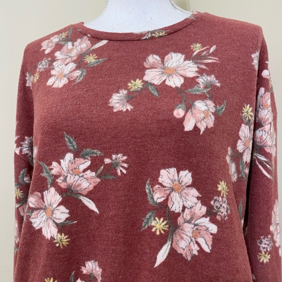 Nwt Moondance || Woman’s pull over floral sweater Sz Medium - Picture 10 of 10